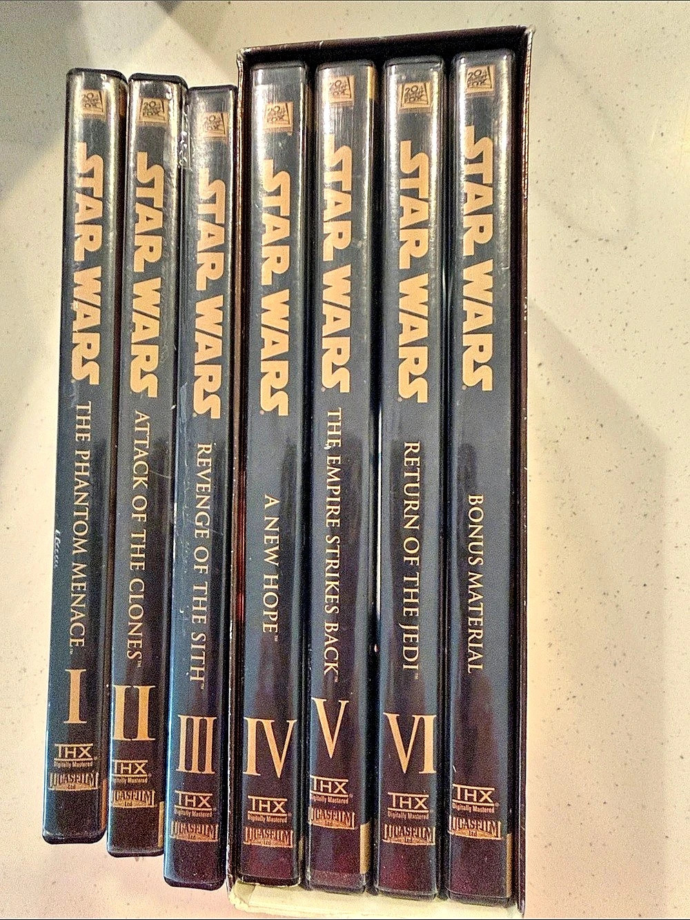 Star Wars Trilogy DVD of movies 1-6 IV, V and VI Set in original DVD Box